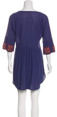 Mes Demoiselles Embroidered Long Sleeve Tunic