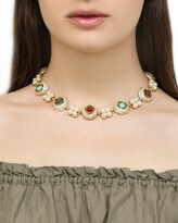 Thumbnail for your product : Ben-Amun 24k Gold-Plated Multistone Pearly Necklace