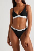 Thumbnail for your product : Calvin Klein Underwear Modern Cotton Stretch Cotton-blend Soft-cup Bra