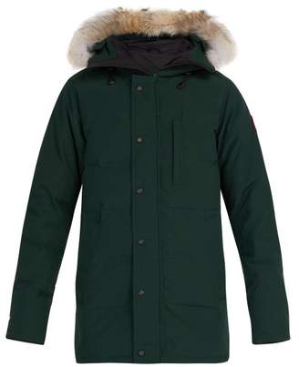 Canada Goose Carson Quilted Down Parka - Mens - Dark Green