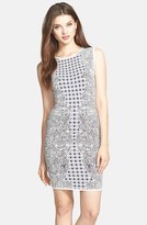 Thumbnail for your product : BCBGMAXAZRIA Geo Pattern Body-Con Sweater Dress
