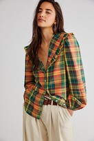 Thumbnail for your product : Molly Ruffle Top by Amanat at Free People