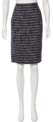 Moschino Tweed Knee-Length Skirt