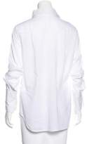 Thumbnail for your product : By Malene Birger Long Sleeve Button-Up Top