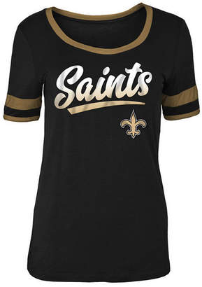 5th & Ocean Women New Orleans Saints Rayon Scoop T-Shirt