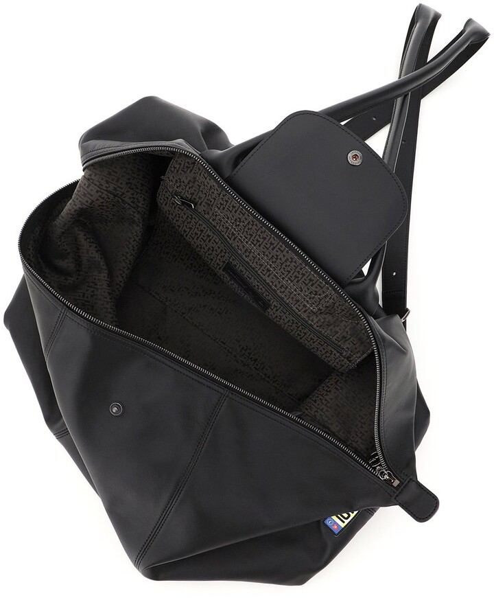 Longchamp leather backpack ShopStyle