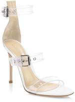 Thumbnail for your product : Gianvito Rossi Clear Buckle Strap Sandals