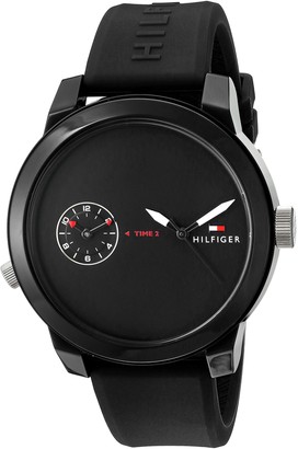 tommy hilfiger men's 1791141 cool sport analog display quartz silver watch