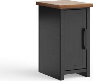 Ophelia & Co. 14 Inch Chairside Table No Assembly Required Sage Green And Fruitwood Finish