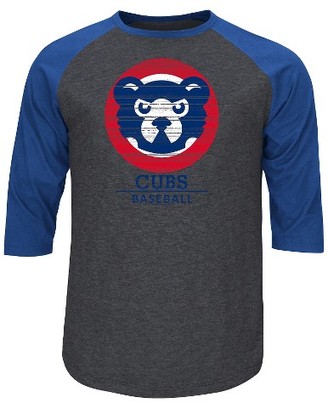 MLB Chicago Cubs Men's 3/4 Sleeve Raglan T-Shirt