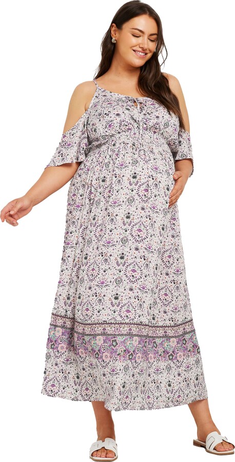 Yours Clothing Plus Size Mauve Maxi Dress Buy Yours Curve Pink