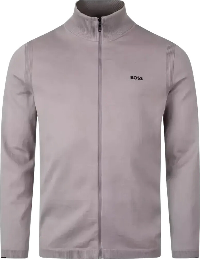 HUGO BOSS Zip Ribbed Jacket