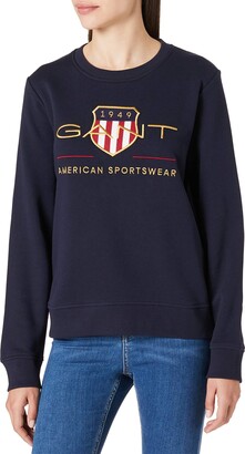 GANT Womens Archive Shield C-Neck Sweat Sweatshirt 