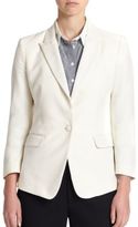 Thumbnail for your product : Band Of Outsiders Cotton Peak-Lapel Jacket