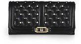 Thumbnail for your product : Rebecca Minkoff Quilted Love Clutch with Pearlescent Studs