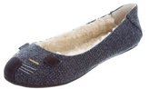 Thumbnail for your product : Marc by Marc Jacobs Tweed Cat Flats