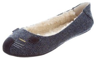 Marc by Marc Jacobs Tweed Cat Flats