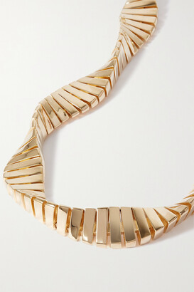 Bottega Veneta Twist Gold-plated Necklace - one size