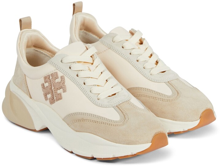 tory burch sneakers silver