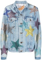 Thumbnail for your product : Collina Strada Star-Embellished Denim Jacket
