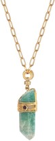 Thumbnail for your product : Gas Bijoux Aventura Serti 24K Gold Plated & Amazonite Pendant Necklace