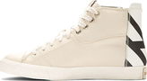 Thumbnail for your product : Diesel Ivory Leather D-Zippy High-Top Sneakers