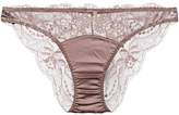 Thumbnail for your product : Fleur of England Signature lace brief