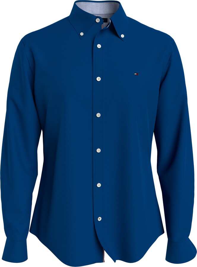 Tommy Hilfiger Men's Custom Fit New England Solid Oxford Shirt, Created for  Macy's - ShopStyle