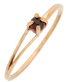 Madewell Women's Delicate Garnet Cutout Ring