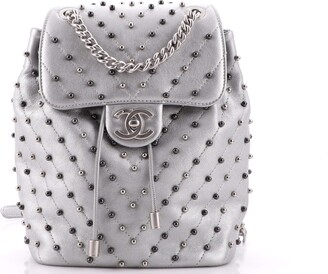 Spring-Summer 2017 - studded calfskin CHANEL  Chanel classic flap bag, Calfskin  chanel, Latest handbags