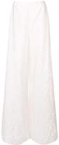 Thumbnail for your product : Rubin Singer sheer details palazzo pants