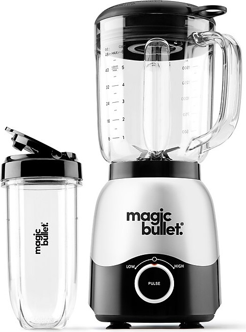 Magic Bullet 48 oz. Blender with To-Go Cup, Silver (MBF50200)