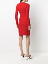 Thumbnail for your product : Diane von Furstenberg V-neck knitted midi dress