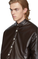 Thumbnail for your product : Sunnei Brown Over Padded Shirt Jacket