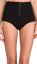 Thumbnail for your product : Lisa Marie Fernandez Poppy Zip High-Waist Bikini