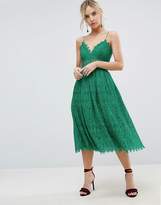 Thumbnail for your product : ASOS Petite PETITE Lace Cami Midi Prom Dress