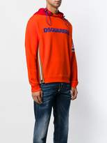 Thumbnail for your product : DSQUARED2 K-Way hooded sweatshirt