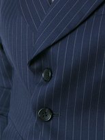Thumbnail for your product : Comme Des GarÃ§ons pinstripe long tail blazer