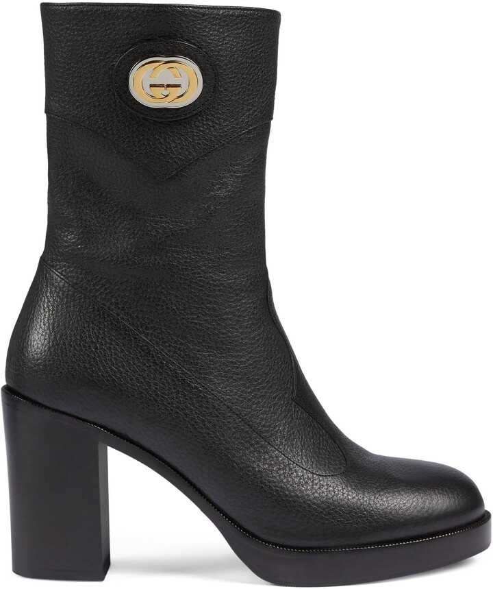 Gucci Women's ankle boot with Interlocking G ShopStyle
