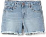 Thumbnail for your product : Gap Stretch frayed girlfriend shorts