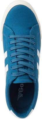 Gola Marine Blue & White Varsity Low-Top Sneakers