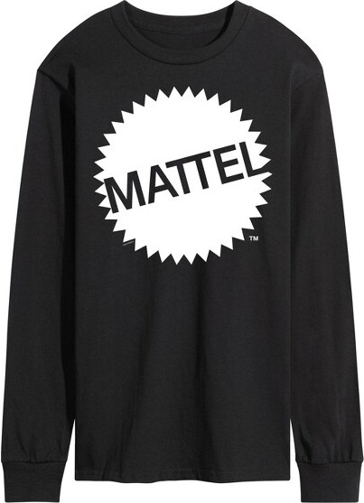Mattel Men'sMattelMattelOriginalLogoLongSleeveGraphicT-Shirt-Black-Large