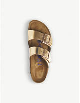 Thumbnail for your product : Birkenstock Arizona metallic faux-leather sandals
