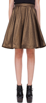 Thumbnail for your product : Lanvin Bronze Lamé Skirt