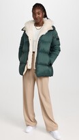 Thumbnail for your product : Army by Yves Salomon Puffer Technical Fabric Lamb Coat