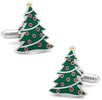 Cufflinks Inc. Men's Christmas Tree Cuff Links
