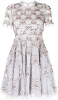 Thumbnail for your product : Needle & Thread Bow sequin-embellished minidress