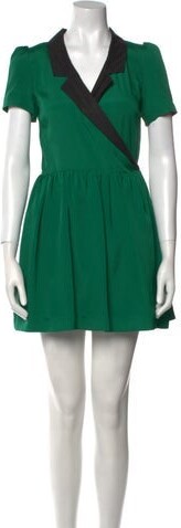 JC de CASTELBAJAC V-Neck Mini Dress