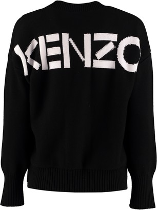 Kenzo Crew-neck Cotton Blend Sweater