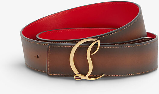 christian louboutin mens belt